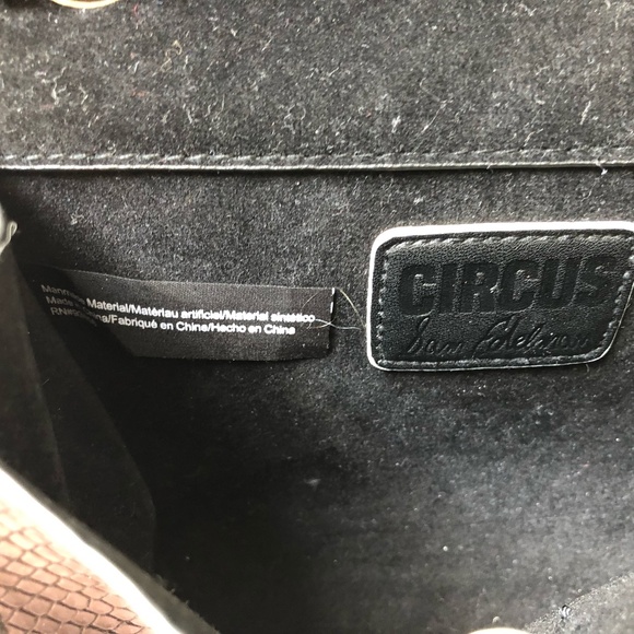 Circus by Sam Edelman Clive Pin Embellished Black Crossbody Bag Handbag Purse - Picture 6 of 11